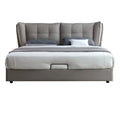 Italian Style Leather Bed B974