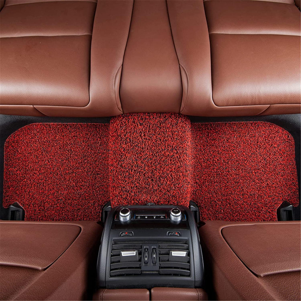 Black Red 3 Piece Rubber Car Floor Mats X968751