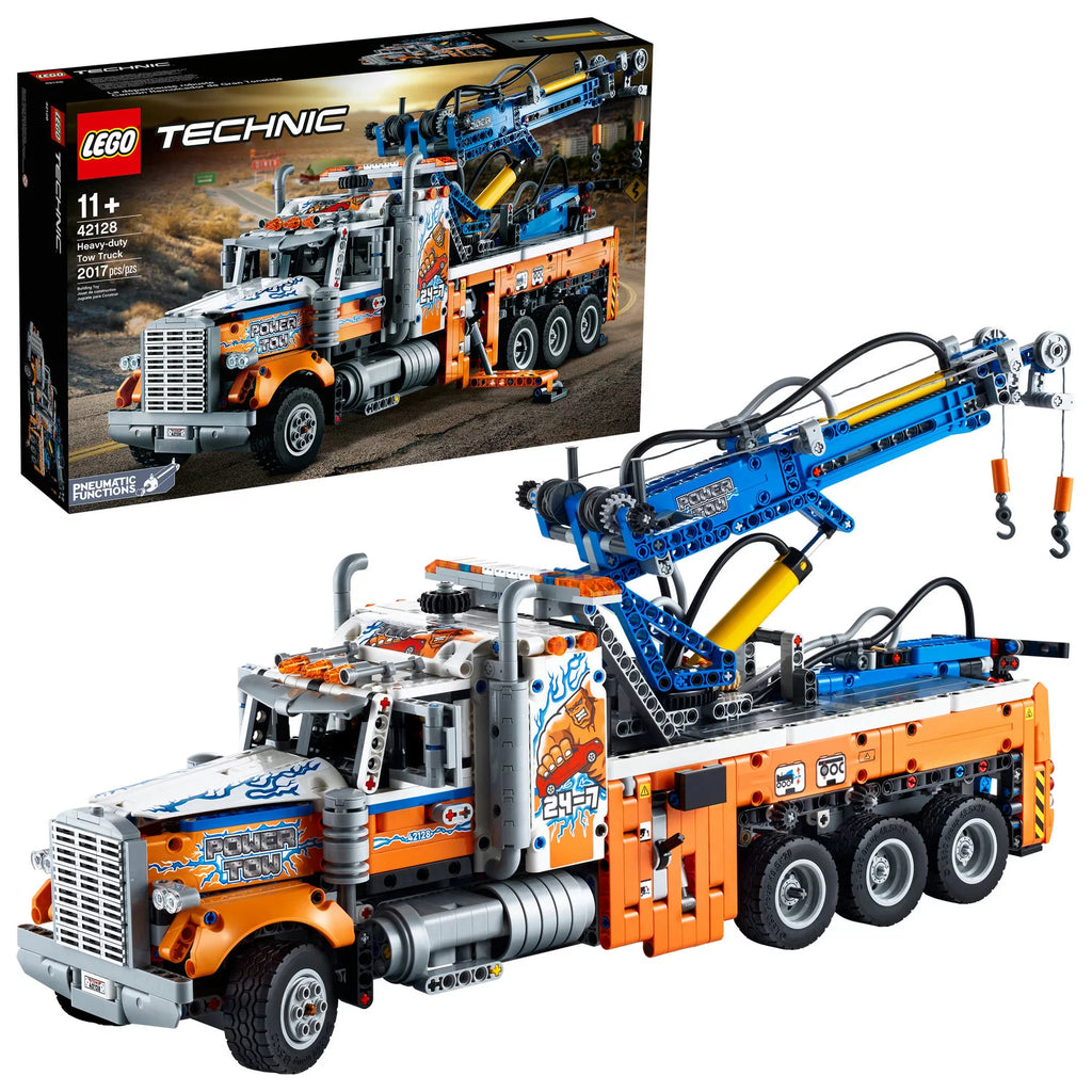 Heavy-Duty Tow Truck Building Set J337