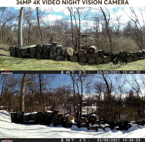 48MP 4K Trail Camera with Night Vision IP66 Waterproof E9479