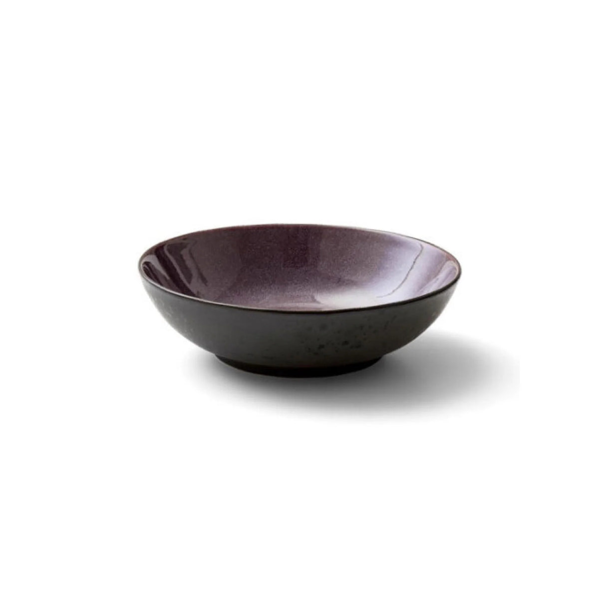 Stoneware Salad Bowl 30cm Black Lilac Z936834