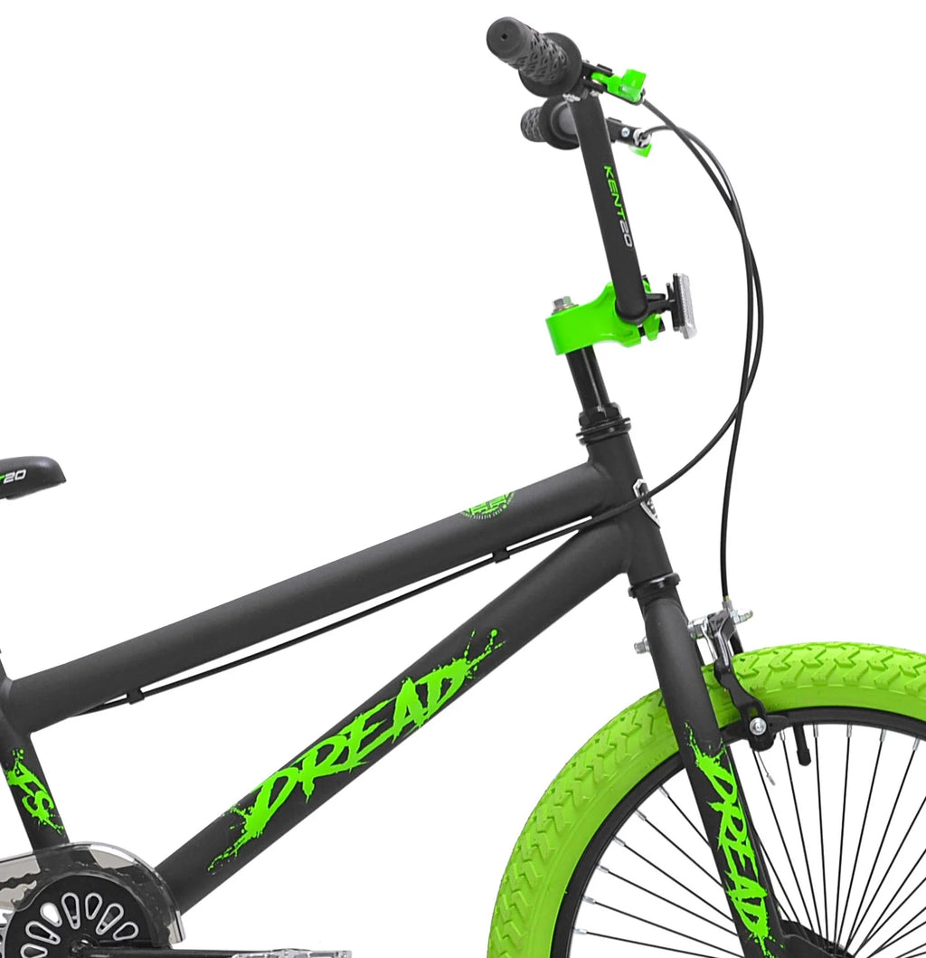 20 in. Green and Black BMX Bike T393409