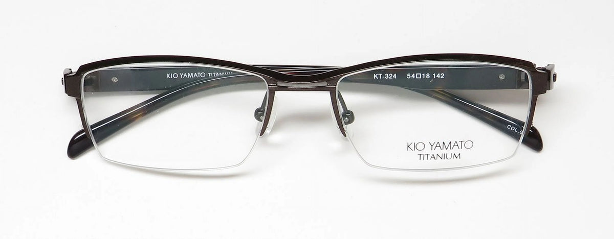 Titanium Half-Rimless Eyeglass Frame C4692