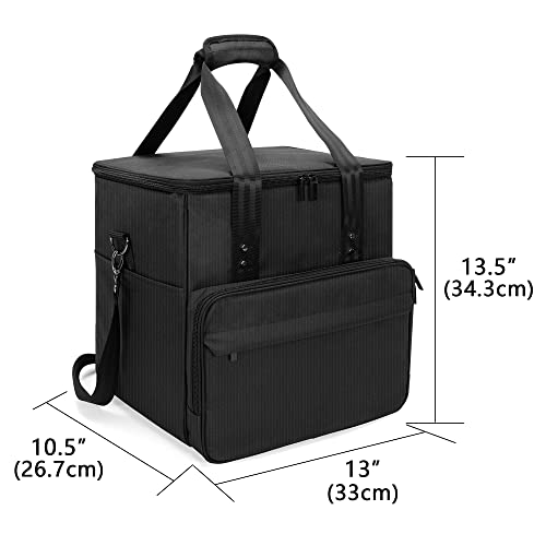 Vinyl Record Carrying Bag with Dividers Holds up to 60 LP Records D443