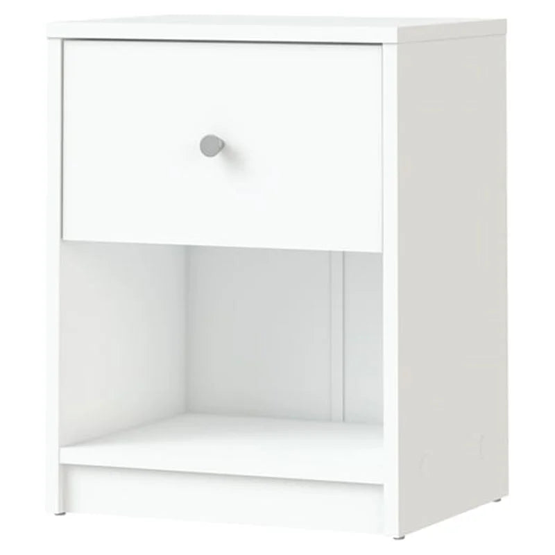 White 2 Piece Wood Dresser and Nightstand Set G7169