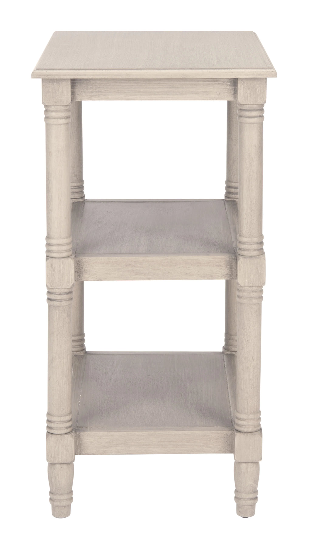 Greige Rectangle Wood End Table Y6211