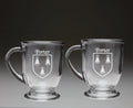 Glass Coffee Mugs Set of 2 B342953