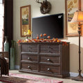 6 Drawer Wood Dresser G46779