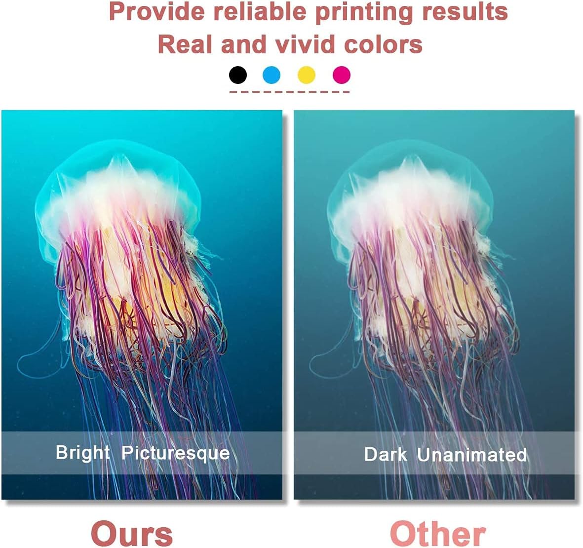 4 Pack Remanufactured Ink Cartridge 2 Black + 2 Tri-Color K461