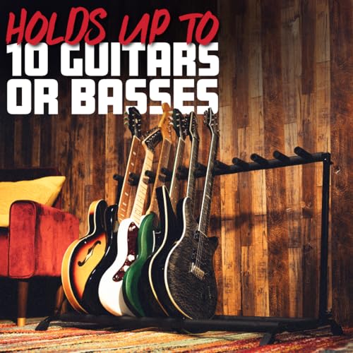 Collapsible Folding Guitar Rack Stand for 3 Guitars C963