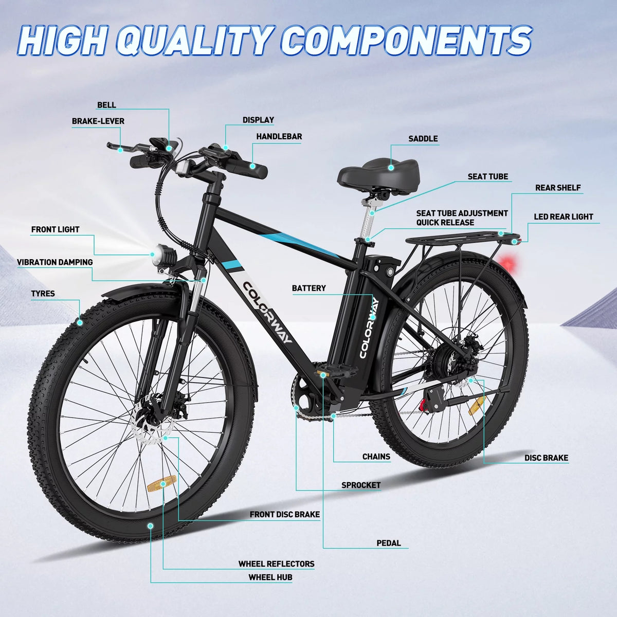500W 26X3.0 Electric Bike G476308