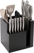 Bamboo Magnetic Knife Block and Cooking Utensil Holder F45724