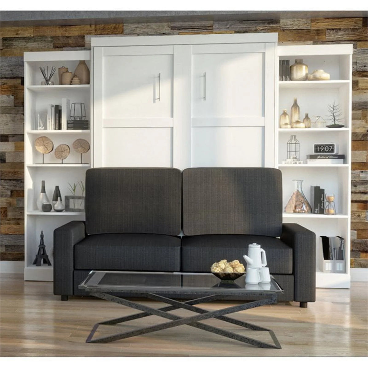 4 Piece Queen Wall Bed Set S9954