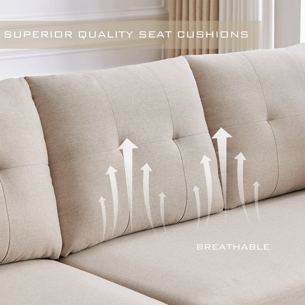 Modern Sectional Sofa with Reversible Chaise I637757