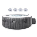 Inflatable Hot Tub with Multi-Colored LED Lights I875625
