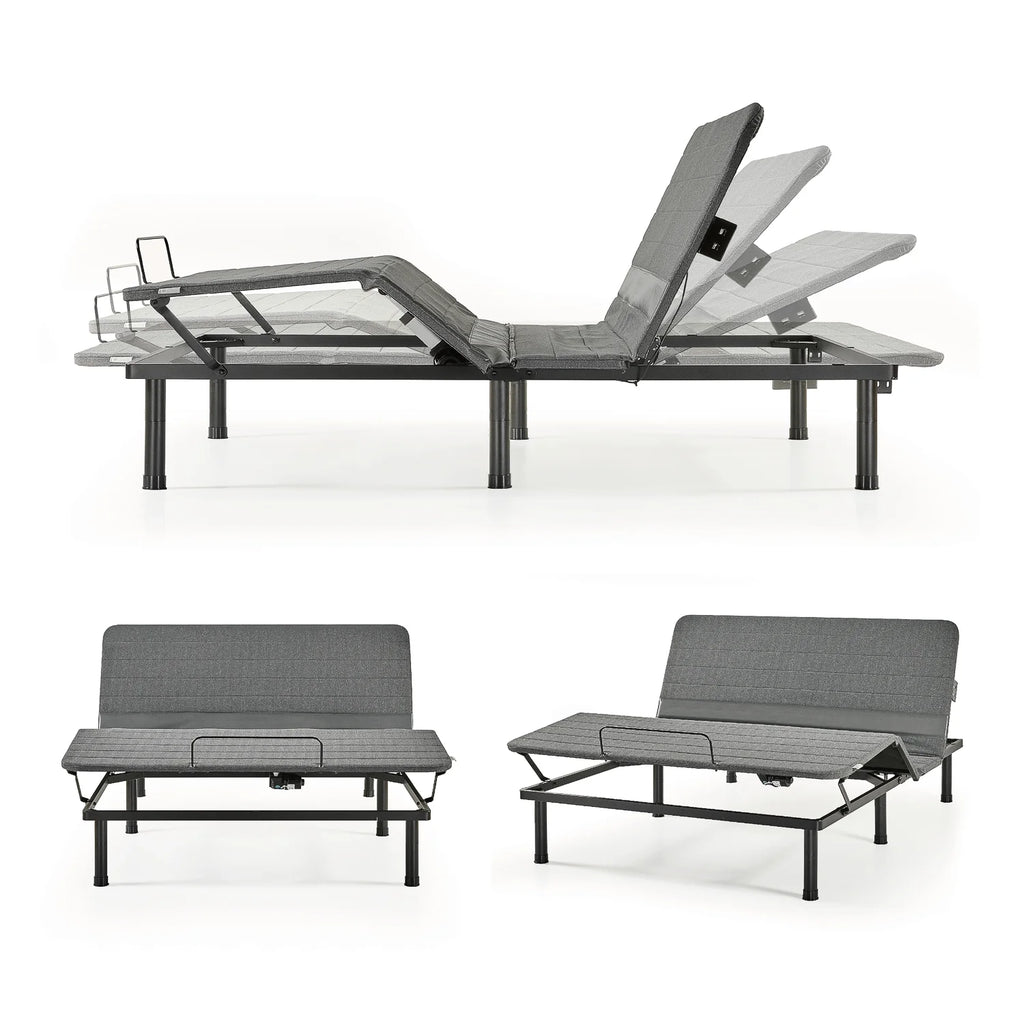 14" Adjustable Metal Bed Frame Twin XL E27897