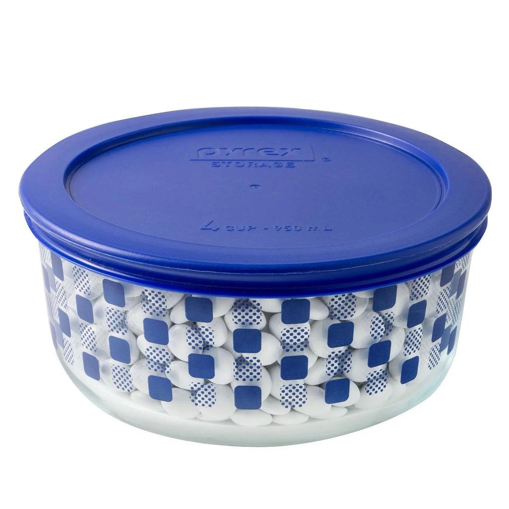4-Cup Glass Storage Dish with Lid T372949