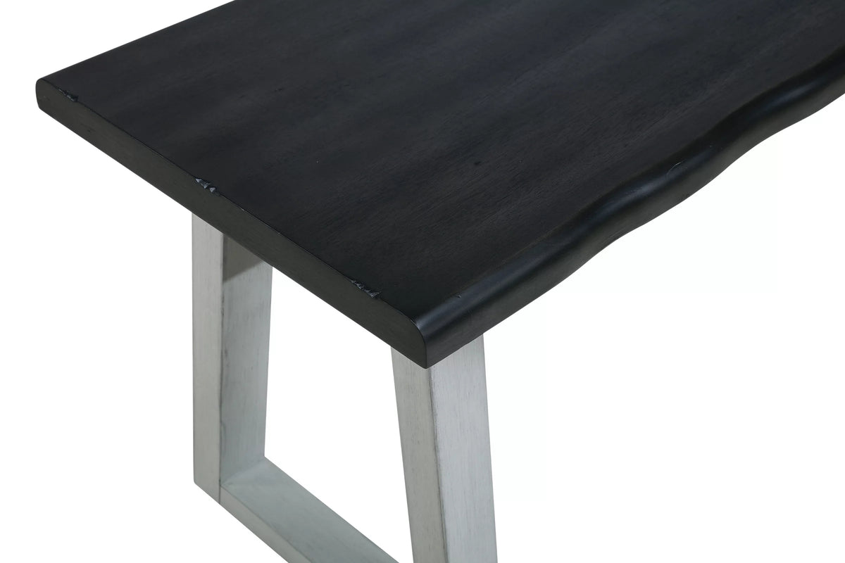 Charcoal Light Gray Bench G124