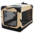 Collapsible Dog Crate 4-Door Foldable Soft Dog Kennel T395602