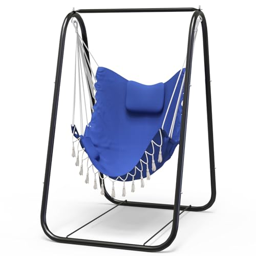 Heavy-Duty Rustproof Hammock Chair with Stand Q6452