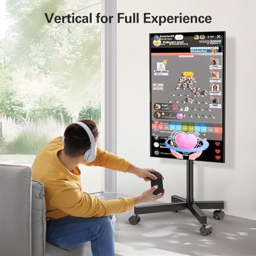 Rolling TV Stand for 23-60 Inch TVs with Locking Wheels P814528