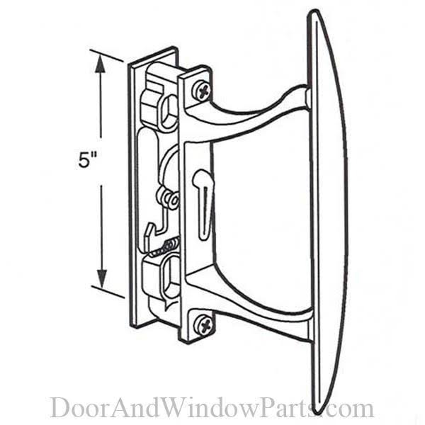Sliding Patio Door Handle Set N52131
