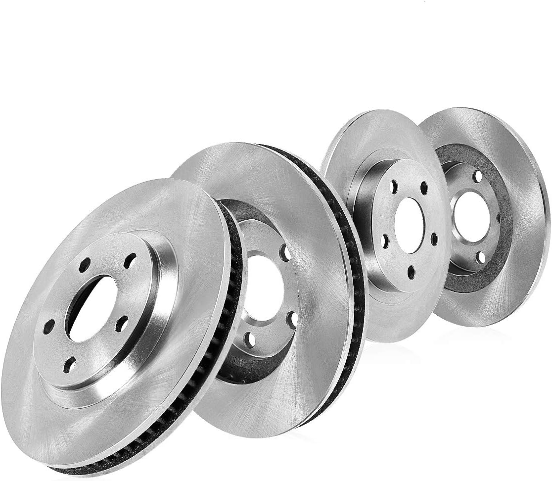 300 mm Front + 304.4 mm Rear 5 Lug Brake Disc Rotors V10410