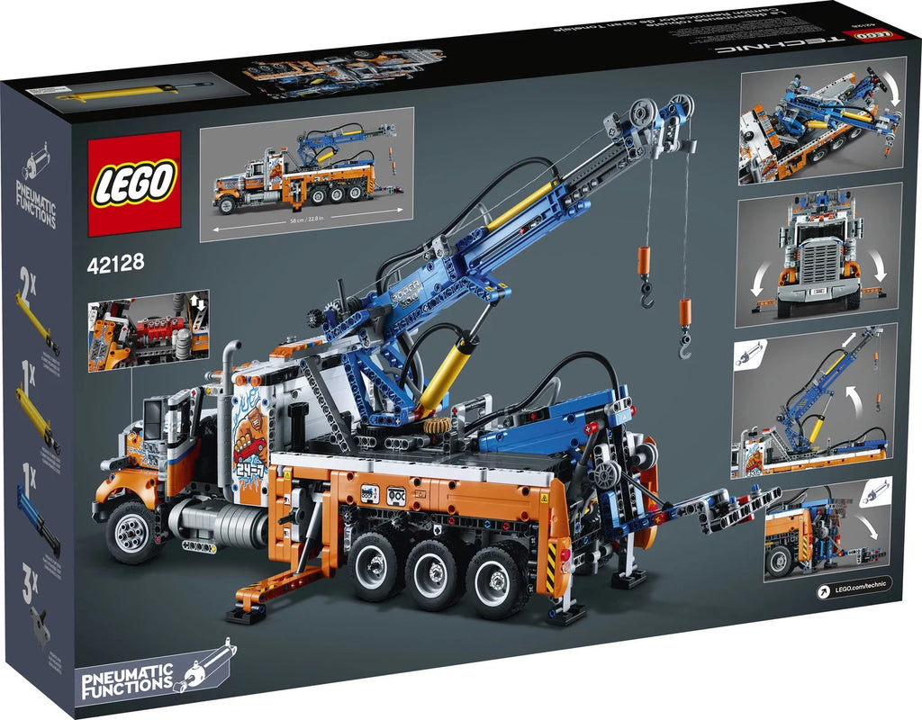 Heavy-Duty Tow Truck Building Set J337
