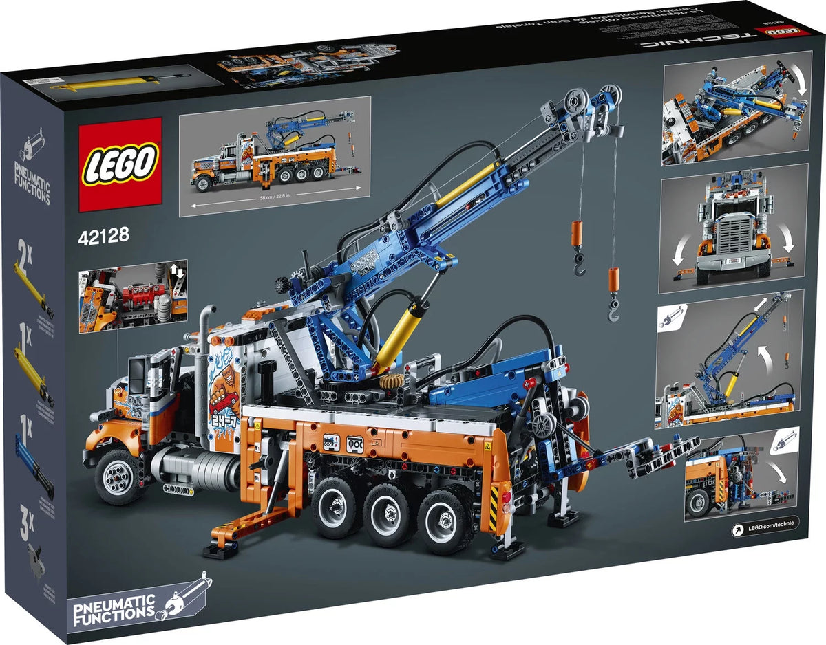 Heavy-Duty Tow Truck Building Set J337