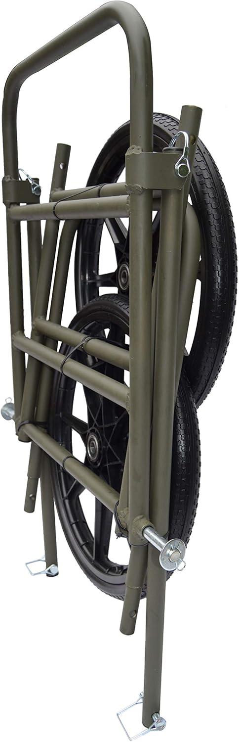 Lightweight Aluminum Game Cart with 19-inch Flat-Free Wheels X883673