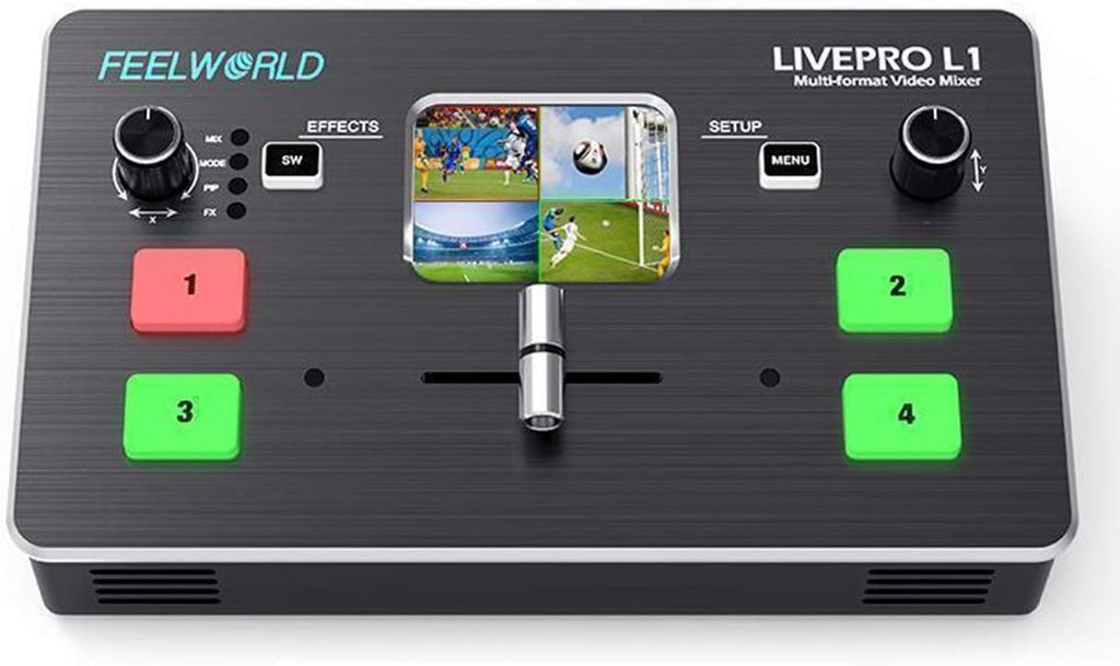 Multicamera Video Switcher with 2-Inch TFT Display 4 x HDMI inputs USB3.0 P8062