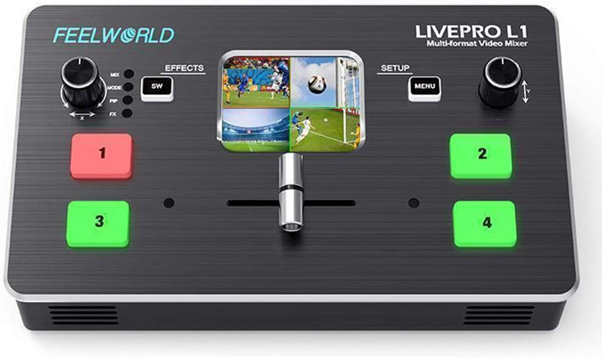 Multicamera Video Switcher with 2-Inch TFT Display 4 x HDMI inputs USB3.0 P8062