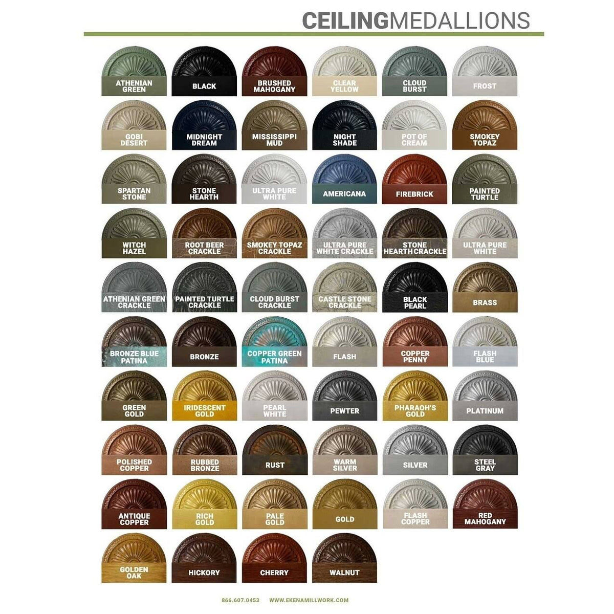 15 3/4 inch Chester Ceiling Medallion U74777