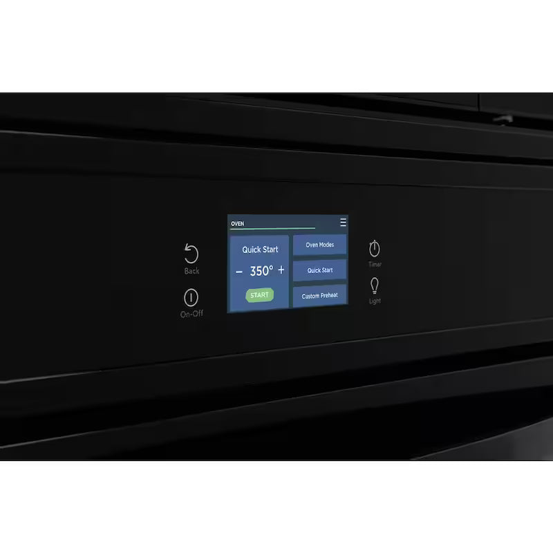 Electric Wall Oven with Built-In Microwave in Black P86766