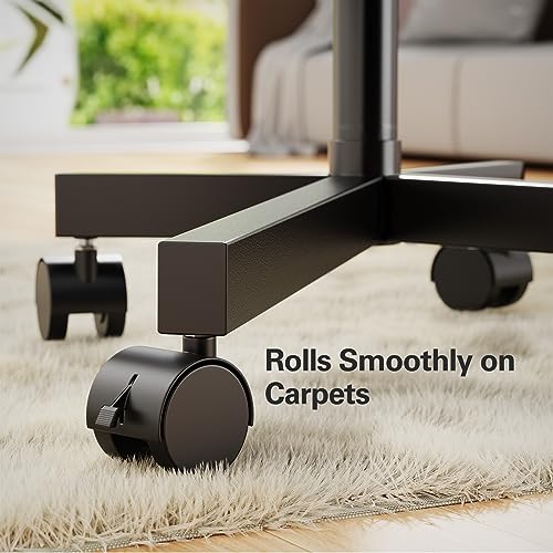 Rolling TV Stand for 23-60 Inch TVs with Locking Wheels P814528