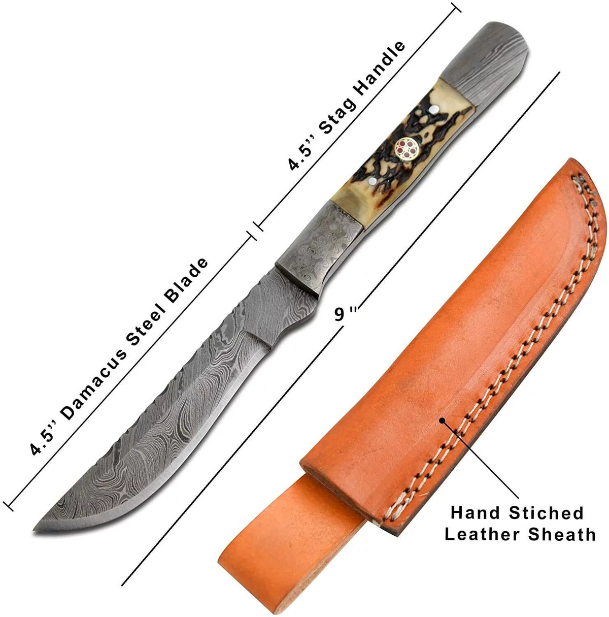 Damascus Steel Fillet Knife Boning Knife L21584