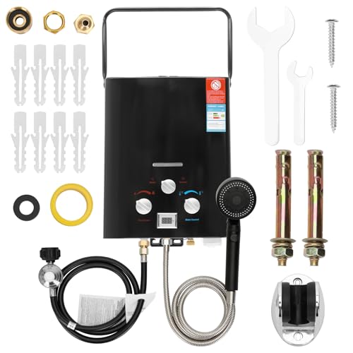 Portable Propane Tankless Water Heater 6L R635