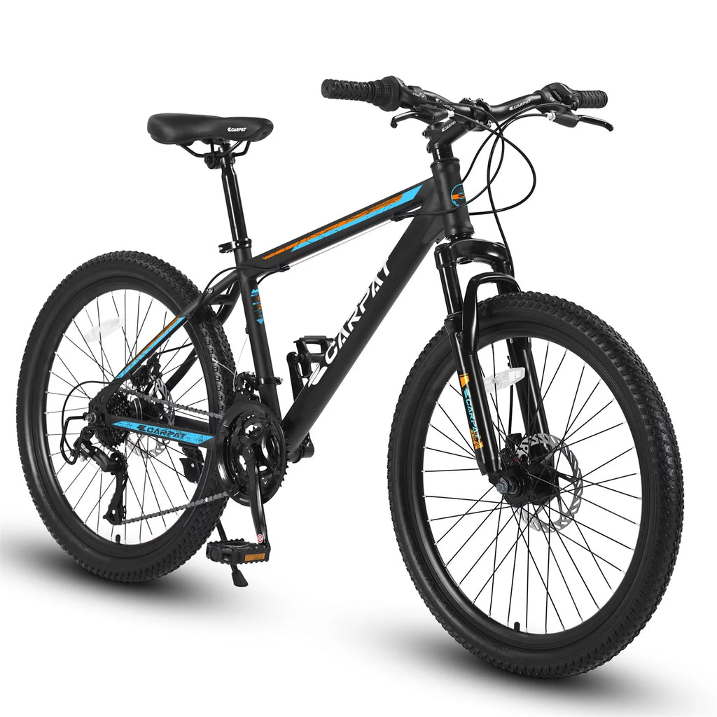 Orange 21 Speed High-carbon Steel Mountain Bike D800