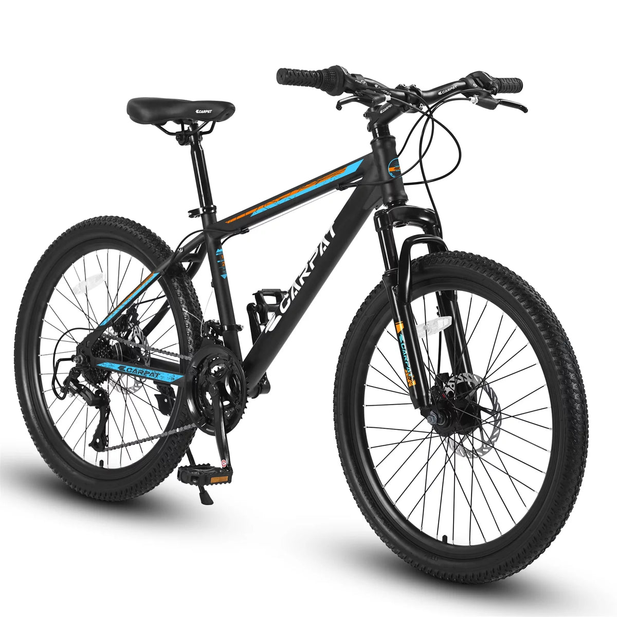 Orange 21 Speed High-carbon Steel Mountain Bike D800