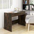 Smoked Oak Engineered Wood Desk X8427