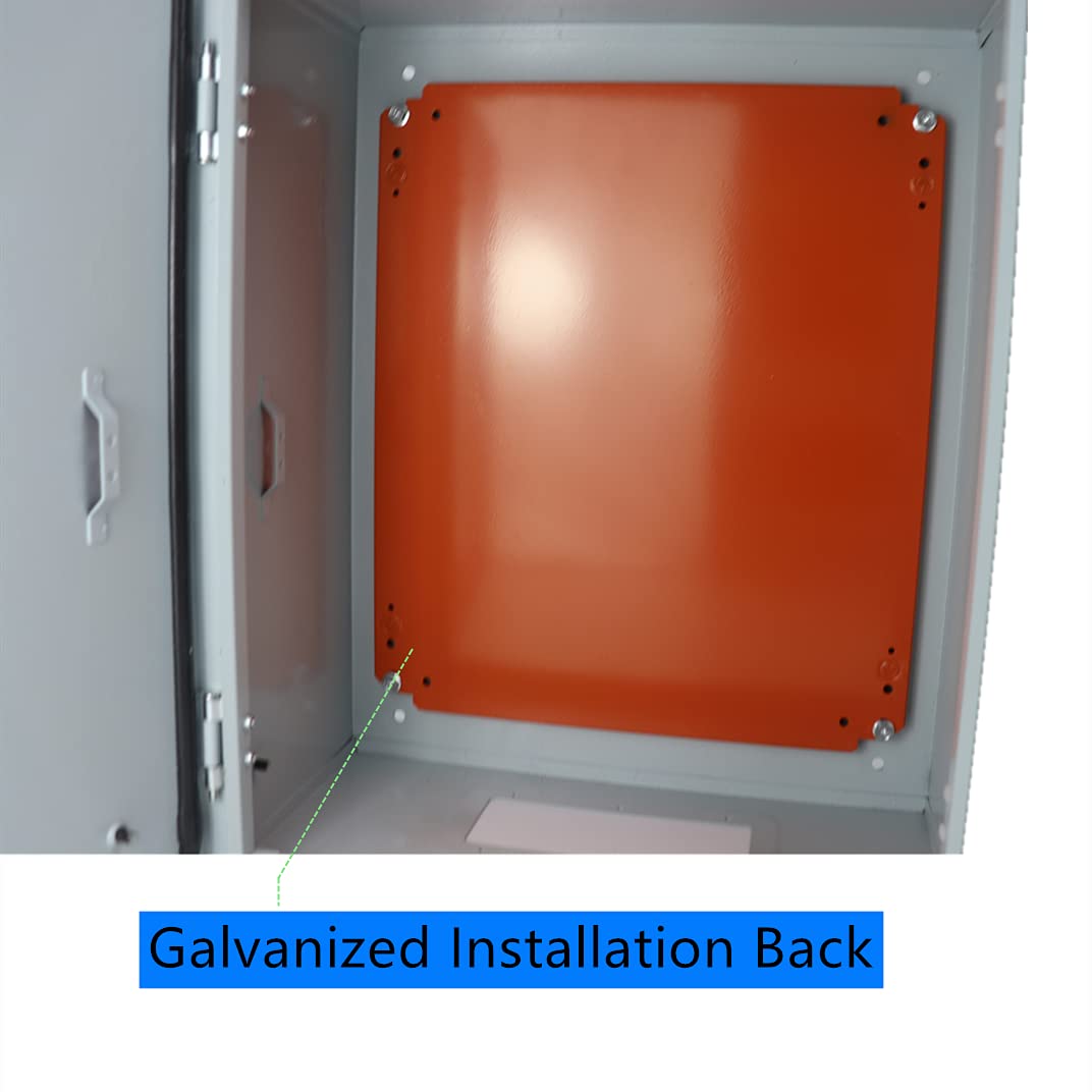 Cold Rolled Steel Electrical Box 23.6'' x 20'' x 8'' IP65 Weatherproof C795525