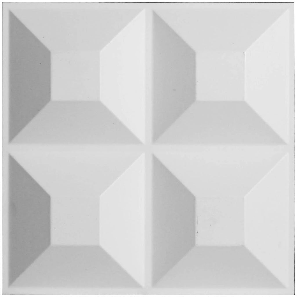 White 3D Wall Panel M879354