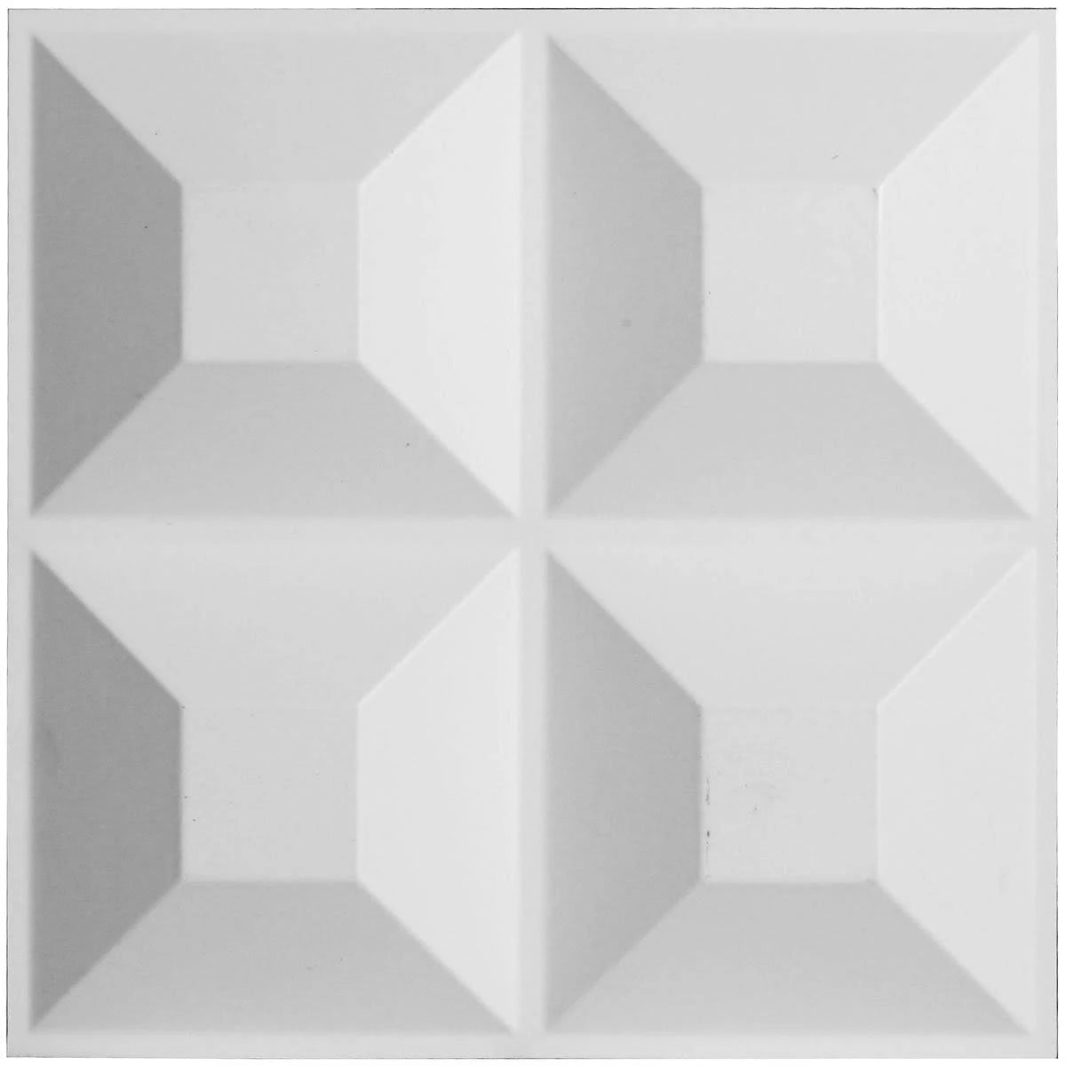 White 3D Wall Panel M879354