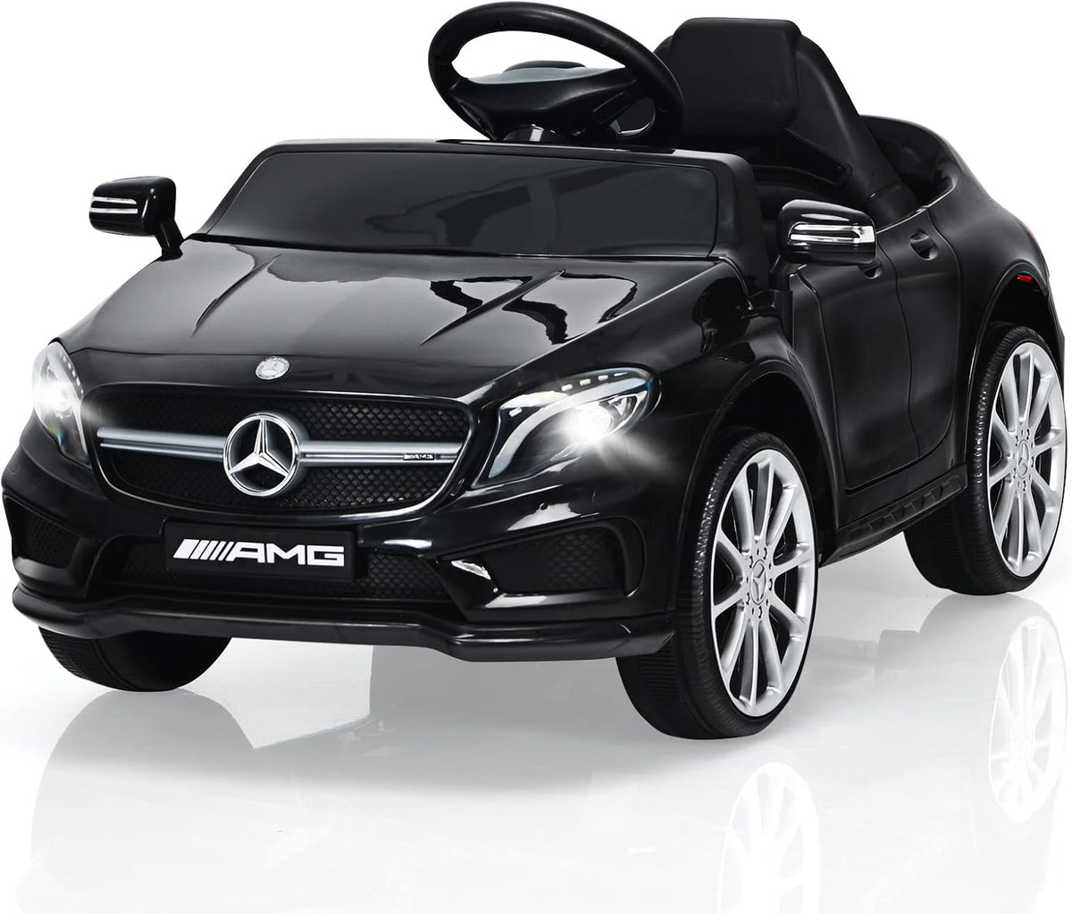 12V Electric Kids Ride On Car with Remote Control White C91368