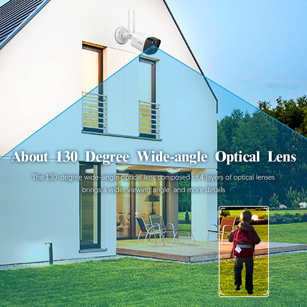 3K 5.0MP Wireless Security Camera System with 1TB Hard Drive J877