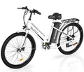 Electric Bike 26 500W Motor Mountain Bike 36V Removable Battery White N605