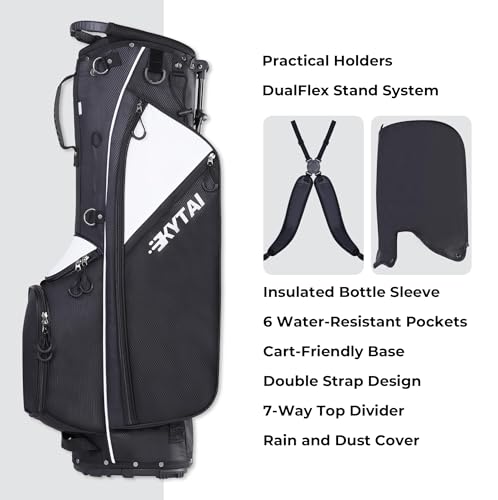 Lightweight 7 Way Divider Golf Stand Bag U7996