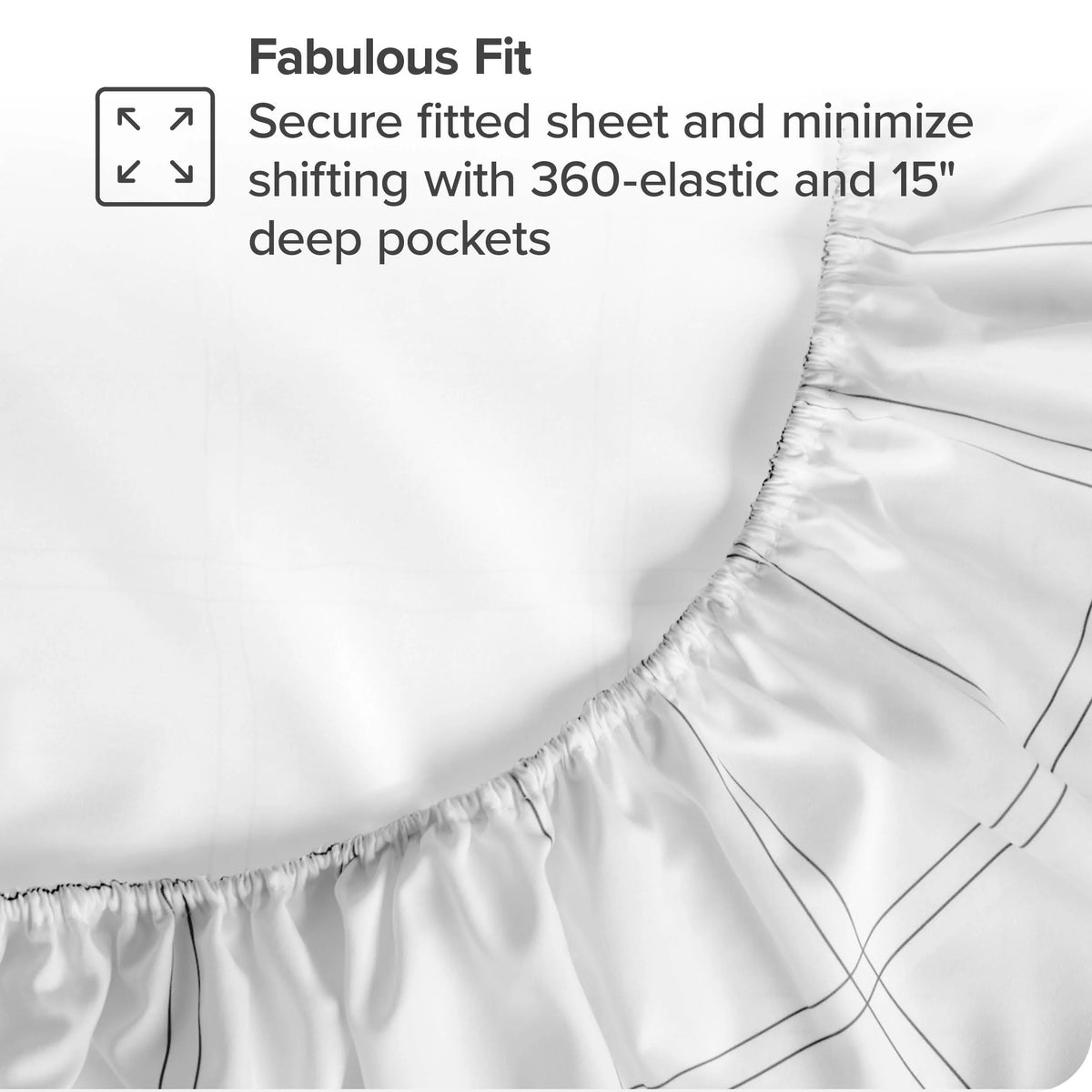 Ultra-Soft 4-Pieces Deep Pockets Queen Sheet Set T692