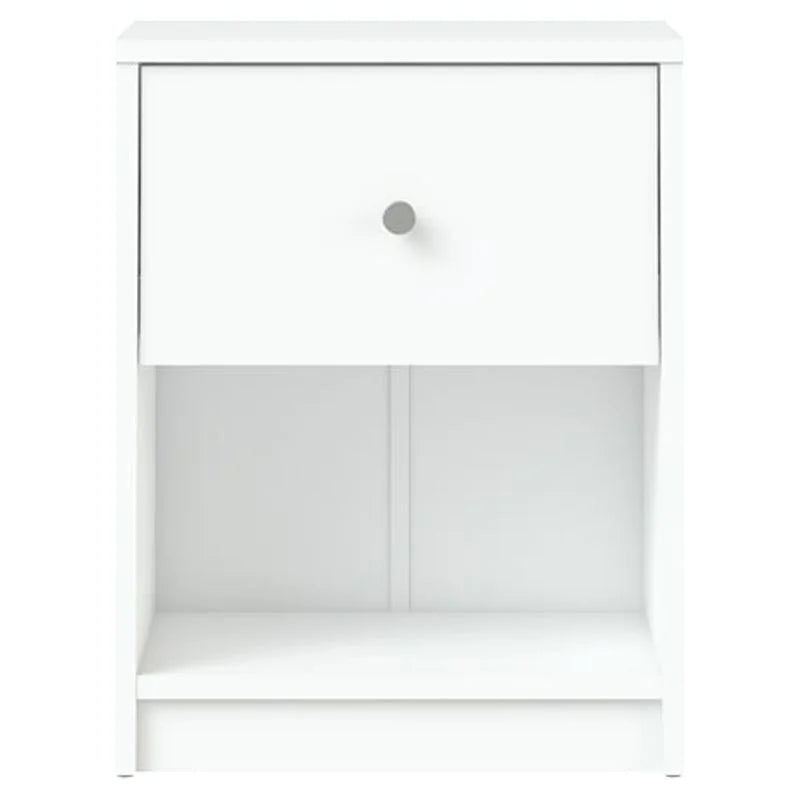 White 2 Piece Wood Dresser and Nightstand Set G7169