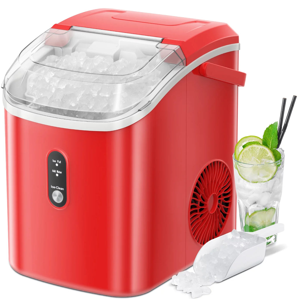 Portable Countertop Nugget Ice Maker with Self-Cleaning I7103